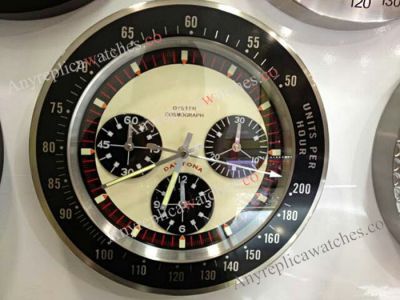 Paul Newman Vintage Rolex Daytona Replica Wall Clock Black